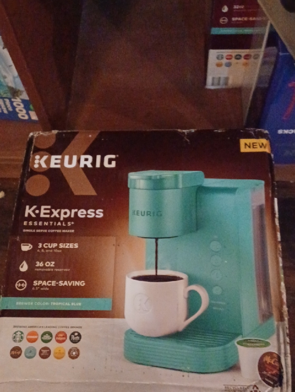 Keurig K-Express Single Serve Coffee Maker - Tropical Blue